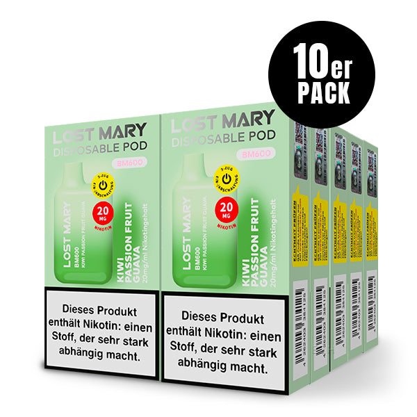 Lost Mary BM600 Kiwi Passionfruit Guava