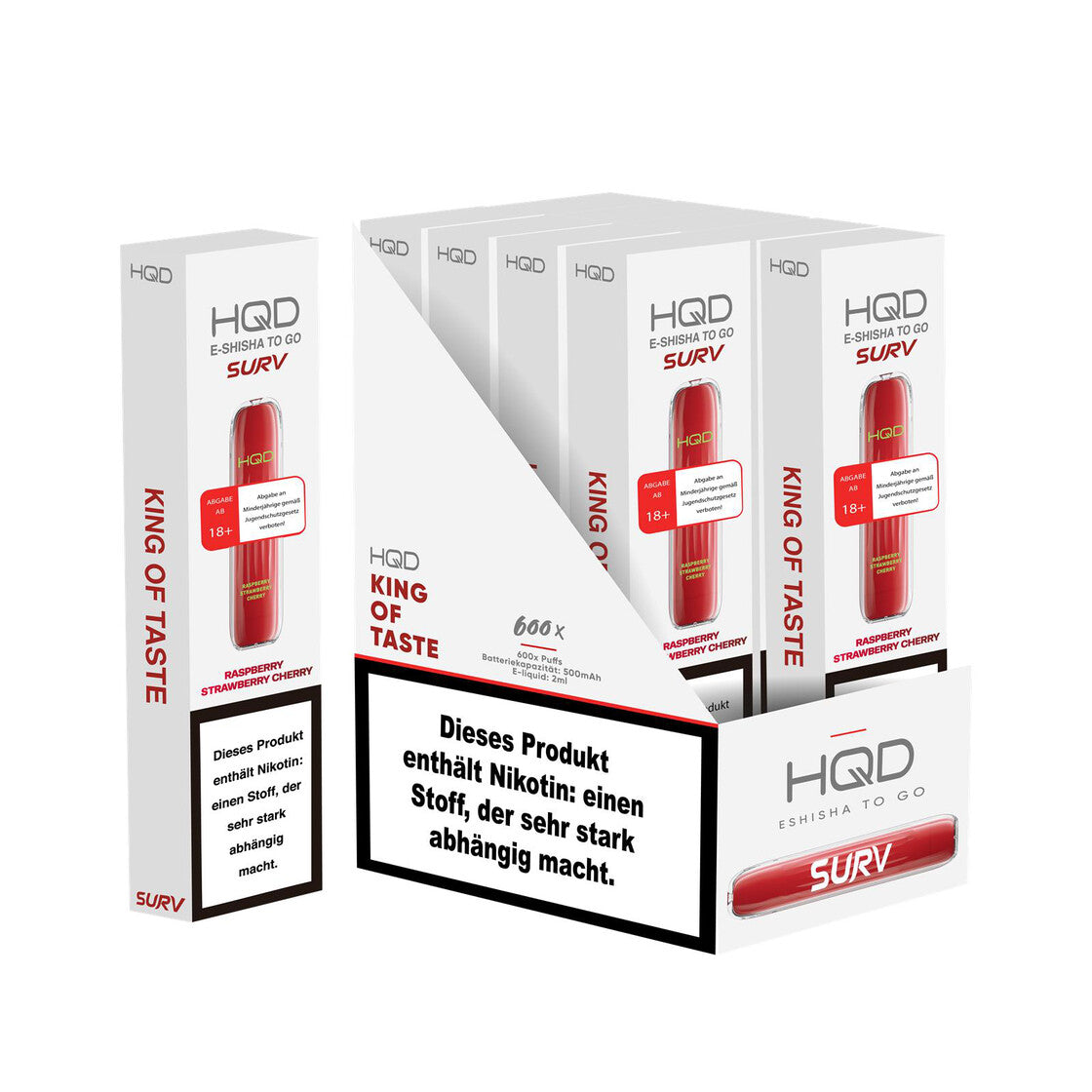 HQD Surv - Raspberry Strawberry Cherry