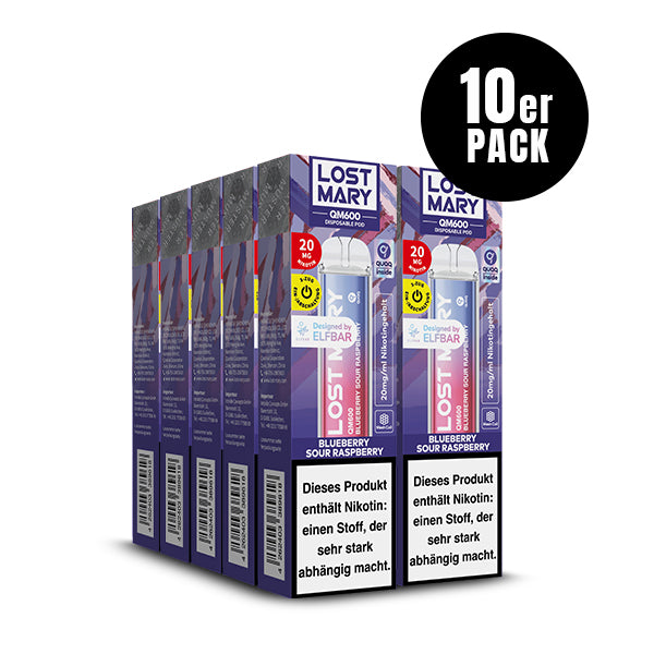 Lost Mary QM600 CP Blueberry Sour Raspberry