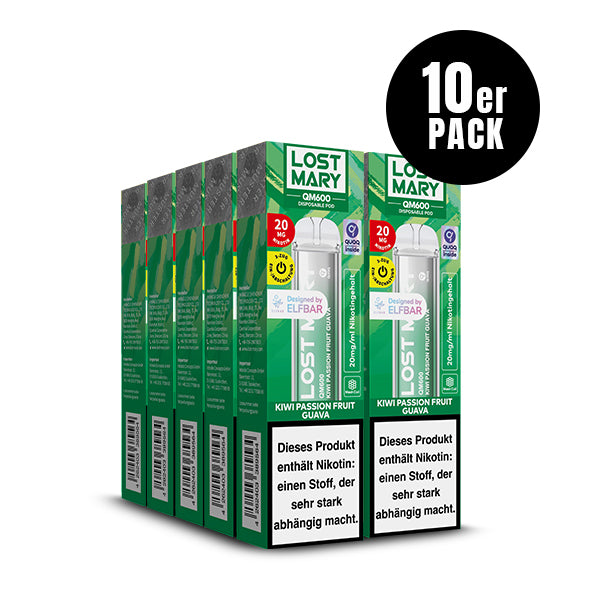 Lost Mary QM600 CP Kiwi Passion Fruit Guava