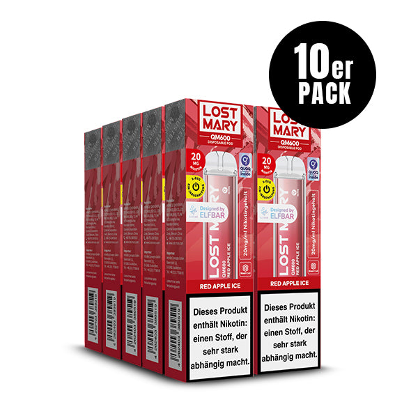 Lost Mary QM600 CP Red Apple Ice