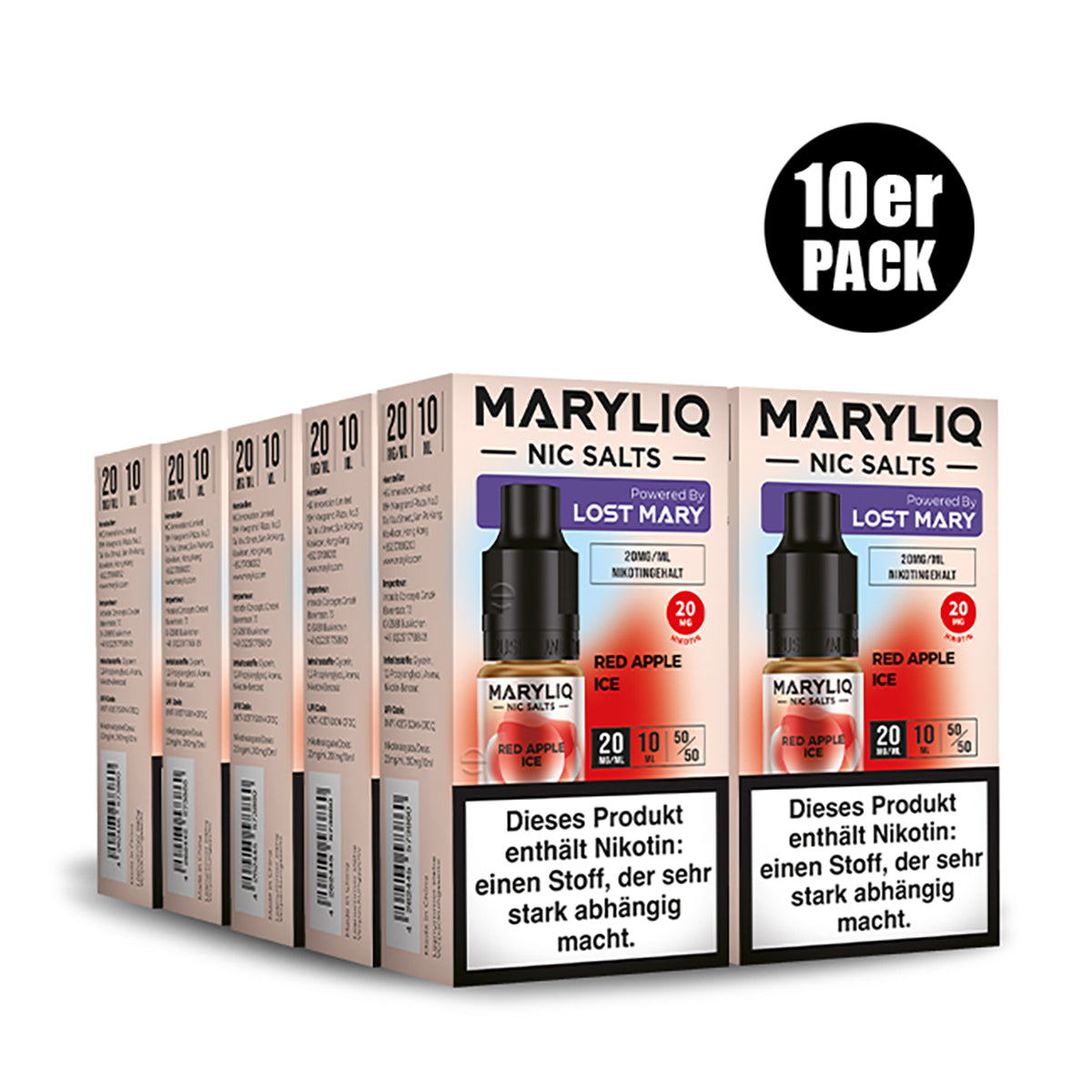 ELF BAR - Maryliq Red Apple Ice 20mg Nikotin