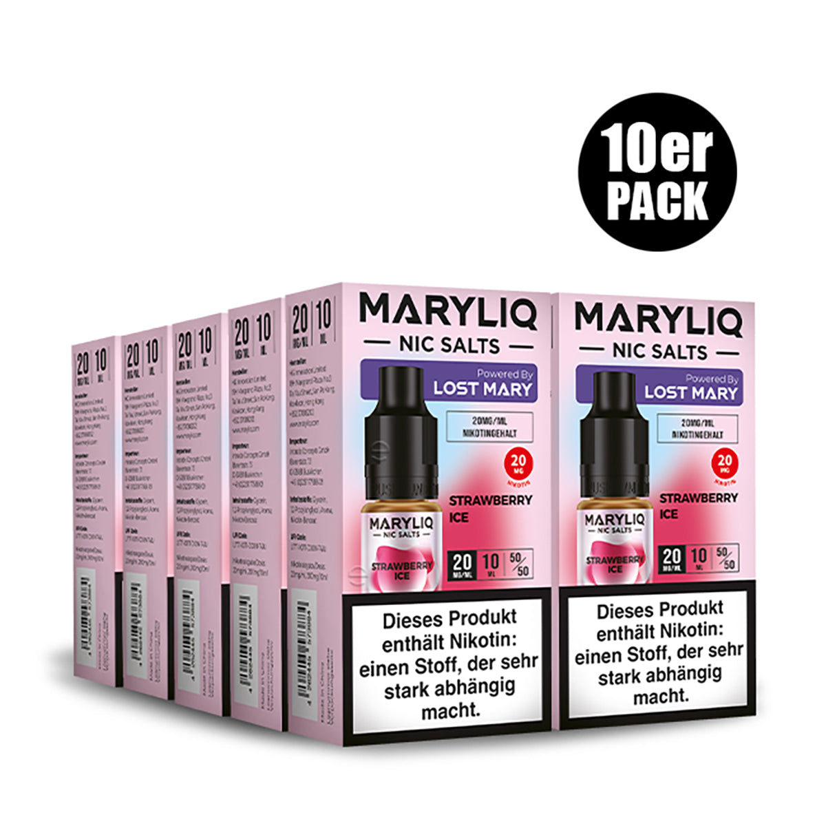 ELF BAR - Maryliq Strawberry Ice 20mg Nikotin